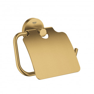 حامل مناديل جروهي بغطاء ايسنشيال  ذهبي مطفي 