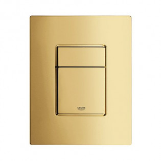Grohe Cosmopolitan Flush Plate Gold Glossy Skate 
