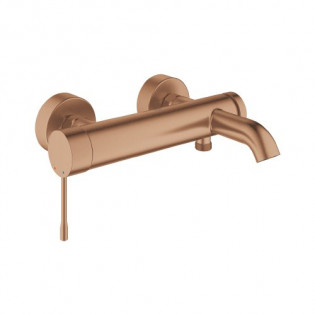 Bathtub mixer Essence Bruched Rose gold Grohe