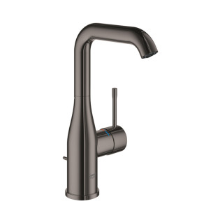 Grohe Essence High-Neck Basin Mixer Glossy Graphite