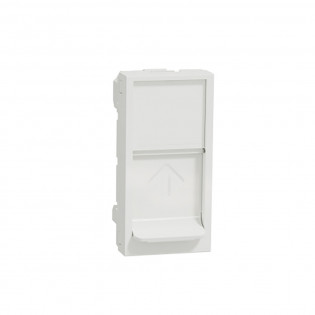 غطاء بريزة احادي شنايدر اليكتريك نيو يونيكا أبيض