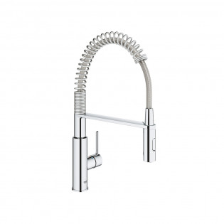 Grohe Get High-Neck Pullout Kitchen Mixer Chrome