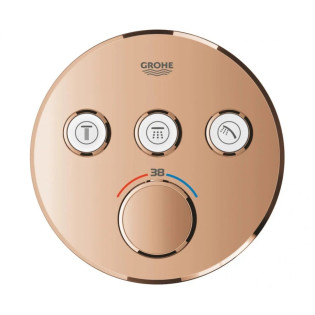 وش خلاط دفن دائري جروهي جروثيرم سمارت كنترول روز جولد لامع 