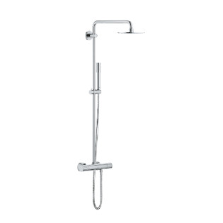 مجموعة دش رين شاور ثيرموستات كروم جروهى 