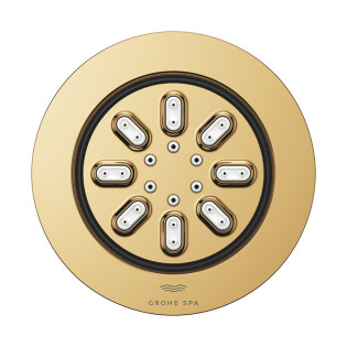 جيت دائري جروهي رين شاور أكوا ذهبى لامع