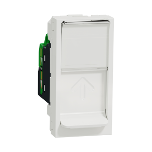 Schneider Electric New Unica Data Socket RJ45 White