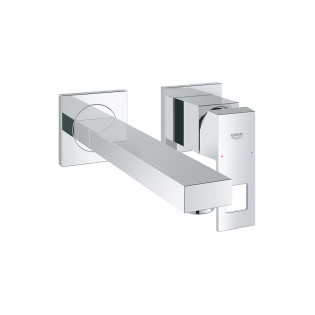 خلاط حوض 2 فتحة يوروكيوب كروم جروهي