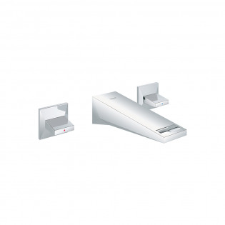 خلاط حوض 3 فتحة اللور بريليانت كروم جروهي