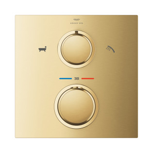 Grohe Allure Concealed Shower Mixer with Diverter Matt Gold