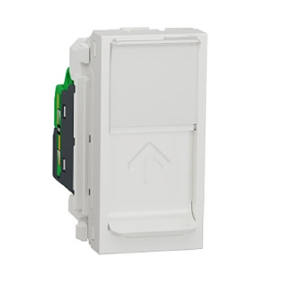 Schneider Electric New Unica Data Socket CAT5 White
