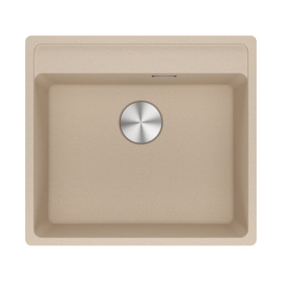 حوض مطبخ تحت رخامة مربع فرانكى ماريس 56×51 سم بيج مطفي 
