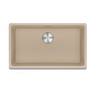 حوض مطبخ فرانكى ماريس تحت رخامة مستطيل 76 × 44 سم بيج مطفي