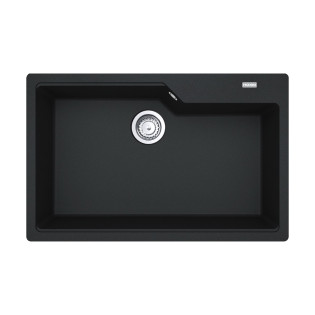 حوض مطبخ ماريس أسود مطفي تحت رخامة مستطيل 78*50 سم   فرانكى