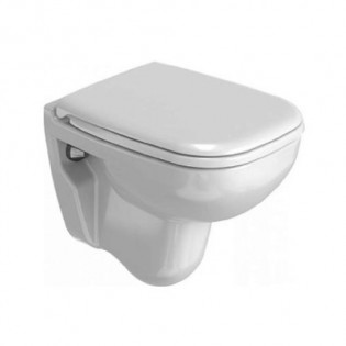 Duravit D Code Wall-Mounted Toilet With Seat Cover 54.5×35.5 cm White 