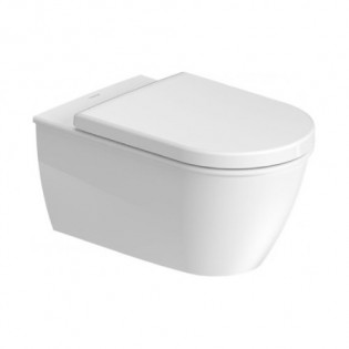 Duravit Darling New Wall-Mounted Toilet with Seat Cover White
