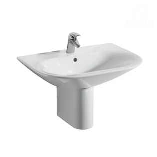  حوض بيضاوي ايديال ستاندرد تونك 60×52 سم أبيض