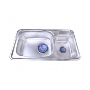 حوض مطبخ تحت رخامة مستطيل 87×48 سم بيورتي استانلس