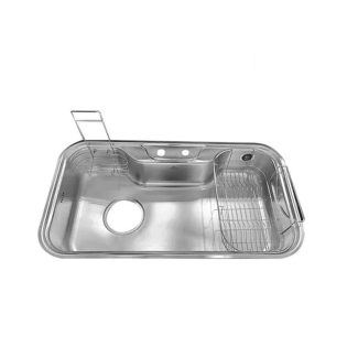 Coni Under counter Rectangle Kitchen Sink 95 x 51.5 cm Stainless