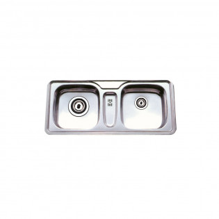 Coni Under counter Rectangle Kitchen Sink 110 x 50 cm Stainless