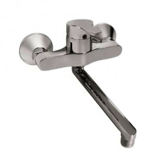 خلاط مطبخ حائطي إيديال ستاندرد سليم لاين كروم