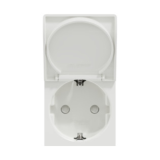 بريزة مجوفة نيو يونيكا 16 أمبير أبيض شنايدر اليكتريك 