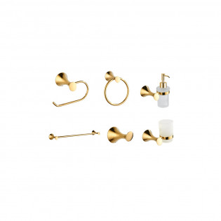 Bathroom Accessories Set 1600 Gold  infinity