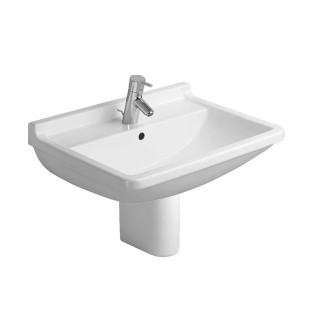 حوض ديورافيت ديورابلس مستطيل 60×49 سم أبيض