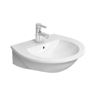 حوض ديورافيت نيو دارلينج بيضاوي 65×55 سم أبيض