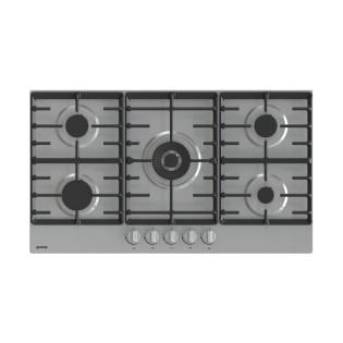 مسطح غاز جورينيا 5 شعلة 90 سم فضي 