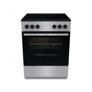 Gorenje Freestanding Electric Cooker 4 Burners 90 cm Gray