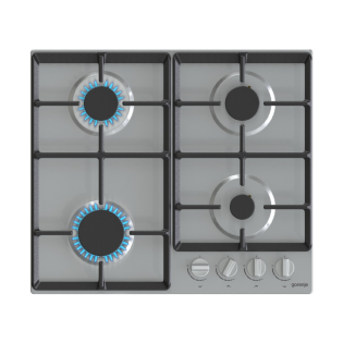 مسطح غاز جورينيا 4 شعلة 60 سم استانلس 