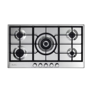 مسطح غاز البا  5 شعلة 90 سم استانلس 