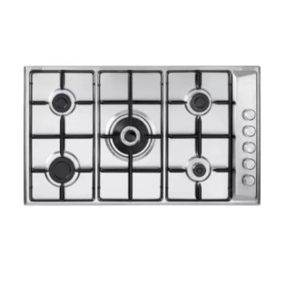 Elba Built-in Gas hob 5 burners 90 cm stainless 