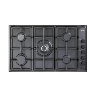 Elba Built-in Gas hob 5 burners 90 cm black