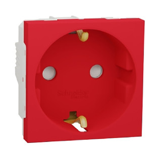 بريزة مجوفة شنايدر إليكتريك نيو يونيكا 16 أمبير أحمر