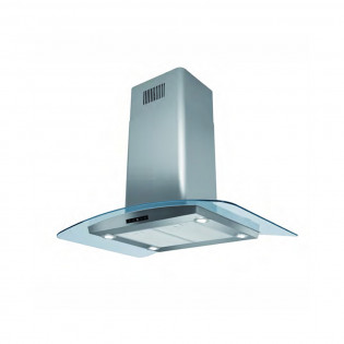 شفاط جزيرة البا زجاج بلت ان 90 سم استانلس 