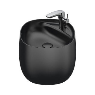 Roca Wall Mounted Bathroom Basin 47×46 cm Onyx