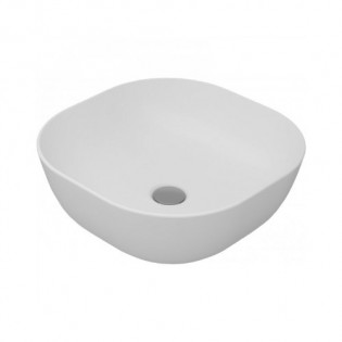 حوض فوق سطح دائري سانيبيور ابولو 42.5×42.5 سم أبيض