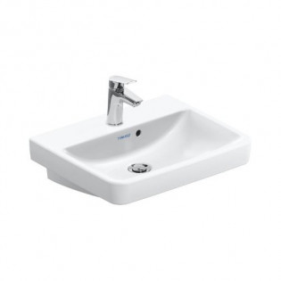 حوض موبيليا ديورافيت نمبر وان مستطيل 50×40 سم أبيض