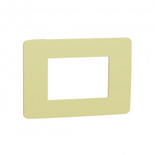 Schneider Electric New Unica Cover Frame 3 Module Light Grey