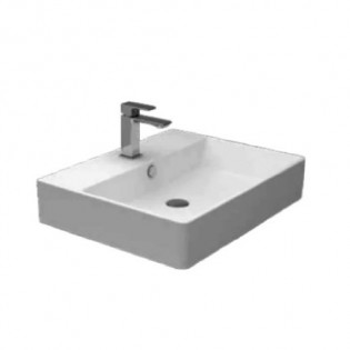 حوض فوق سطح مستطيل سانيبيور كيبلر47×60  سم أبيض