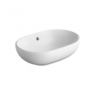 حوض ديورافيت فوستر فوق سطح 49.5×35 سم أبيض