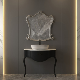 Furniture Unit Oak Black 90*85 cm Berioa