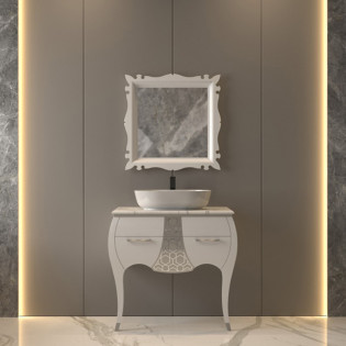 Furniture Unit Oak White 70*74 cm Berioa