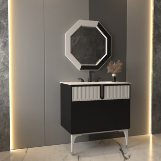 وحدة موبيليا أووك أسود 90*85 سم بيرويا