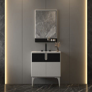 Furniture Unit Oak White 70*85 cm Berioa