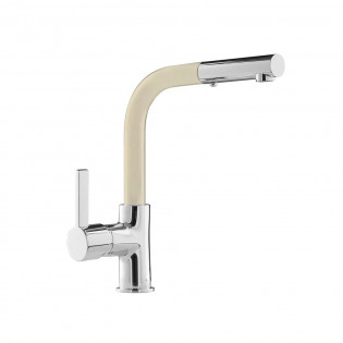 خلاط مطبخ شداد بيورتي كلفين كروم × أبيض  