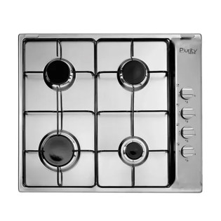 مسطح غاز 4 شعلة 60 سم استانلس بيورتي