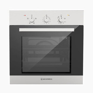  فرن غاز بلت ان بالشواية كهربائية إيكوماتيك 67 لتر60 سم ستانلس ستيل