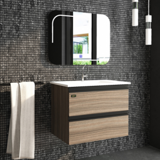 Beroia Furniture Unit with Washbasin 60x46 Cm Wood Olive